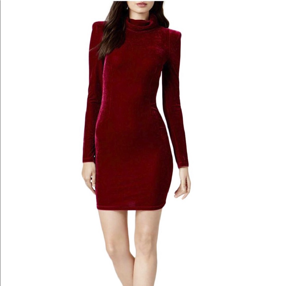 Velvet guess bodycon dress